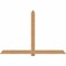 Ekena Millwork Eugene Smooth Timber Gable Bracket, Western Red Cedar, 96"W x 64"H x 1 1/2"D x 5 1/2"F, 16/12 Pitch GBW096X64X0206EUG00SWR - alternate 1